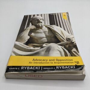Advocacy and Opposition: An Introduction to Argumentation - Used - Acceptable